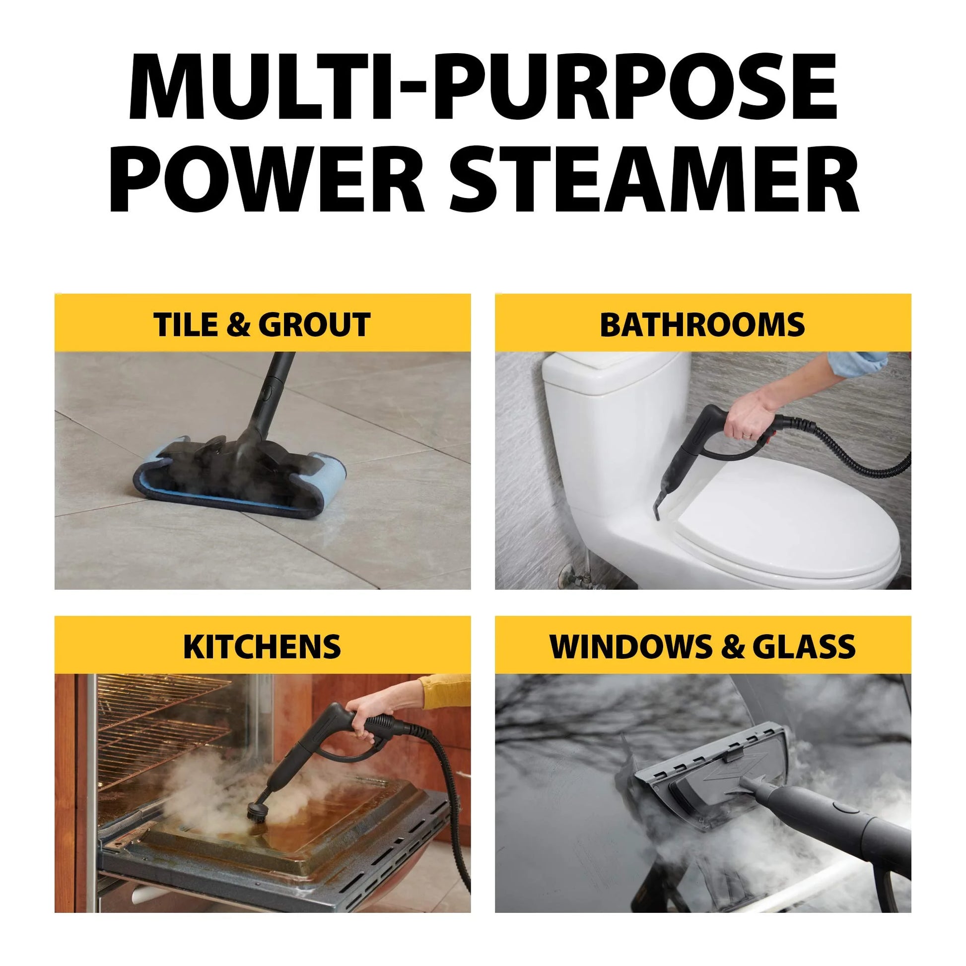 product Wagner Spraytech 0282014 915e On-Demand Steam Cleaner & Wallpaper Removal, Multipurpose Power Steamer, 18 Attachments Included (Some Pieces Included in Storage Compartment) For Floor, As Is condition - View 9