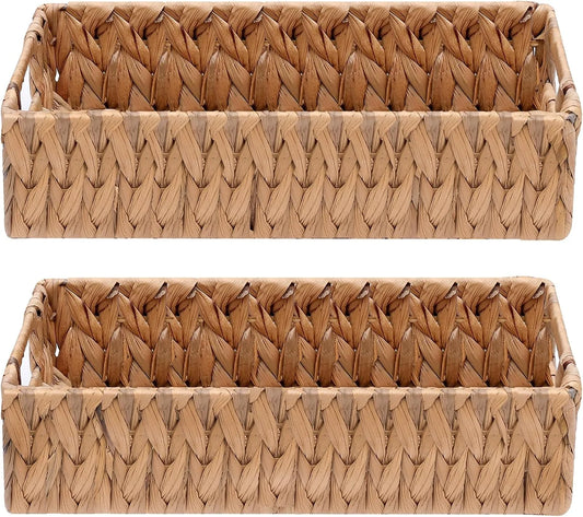 Wicker Storage Basket Water Hyacinth Baskets - View 1
